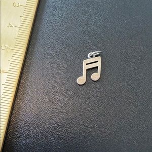 James Avery Music Note Sterling Silver charm